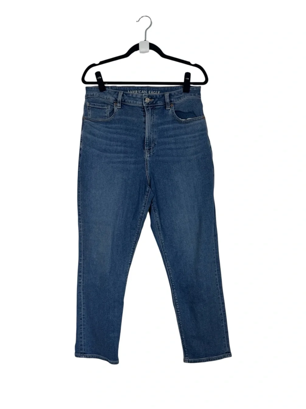 American Eagle Jeans 12Short High Rise Mom Stretch